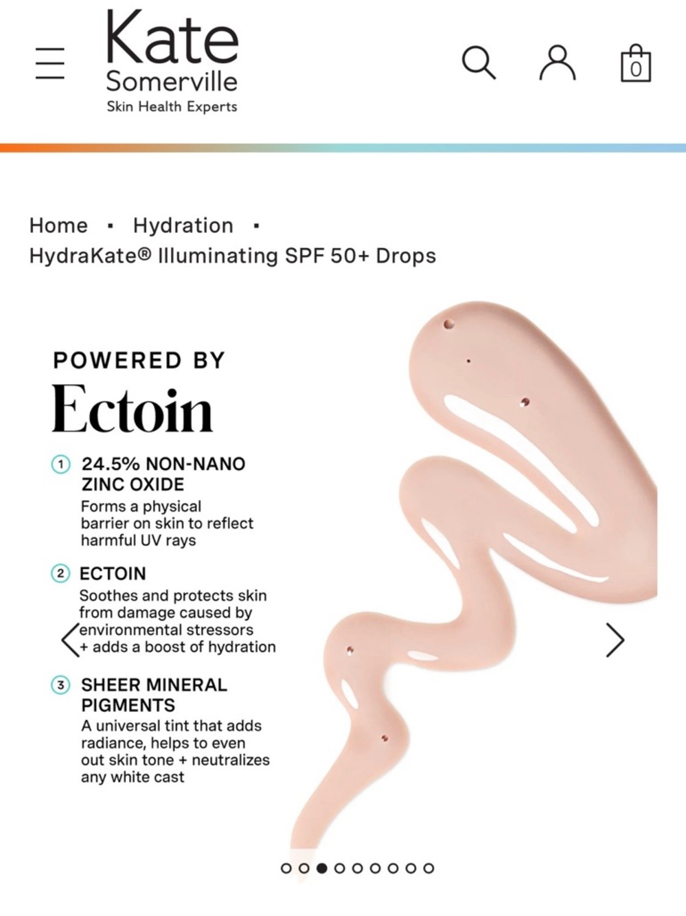 Kate Somerville Hydrakate Illuminating SPF 50+ Drops - NIB - Picture 7 of 12
